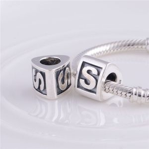 PANDORA bracelet bead S letter